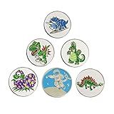 Myartte Golf Ball Marker 24.4 mm Assorted Patterns