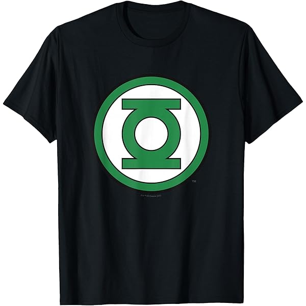DC Comics T-Shirt Uomo Lanterna Verde - Stile Vintage Distressed