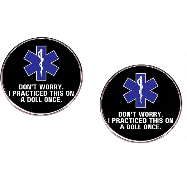 Spilla Smaltata Vintage Star Of Life Per Servizi Ambulanze, ABL15, Usata UK
