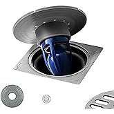 Shower Drain Floor Drain Backflow Preventer Magnetic Levitation One-Way Drain Valve Fast Drainage Shower plug Insert Drain Pl