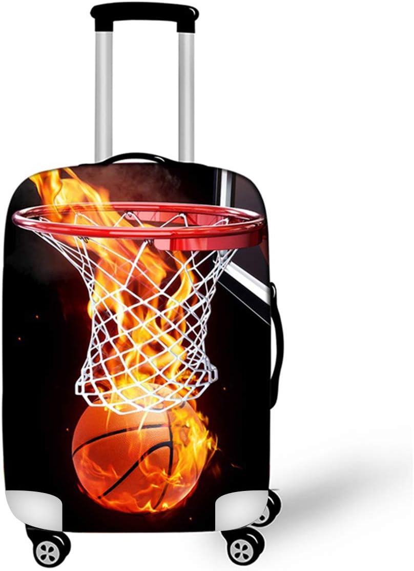 OSVINO Basketball Pattern Suitcase Cover Baggage Luggage Protector 18