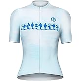 INBIKE Women's Cycling Jersey Breathable Moisture Wicking Quick-Dry Reflective Bike Shirts for Women, Cycling Tops for Women