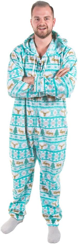Forever Lazy Unisex Non-Footed Adult Onesie One-Piece Pajamas