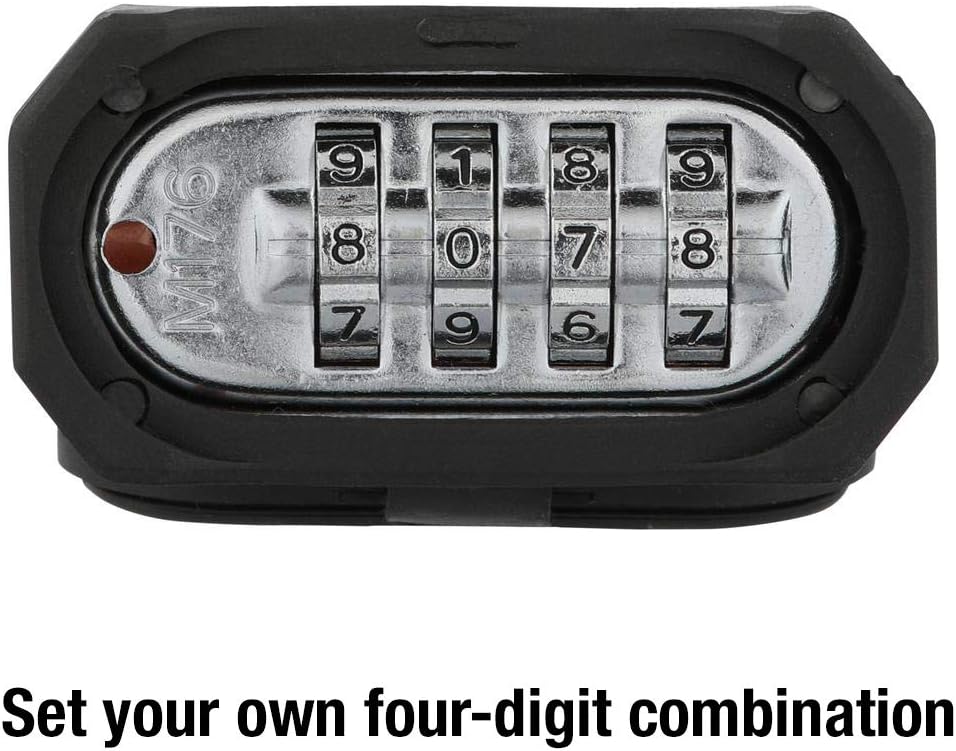 Master Lock M176XDLH Heavy Duty Outdoor Set Your Own Combination Lock, 1 Pack, Silver - - 