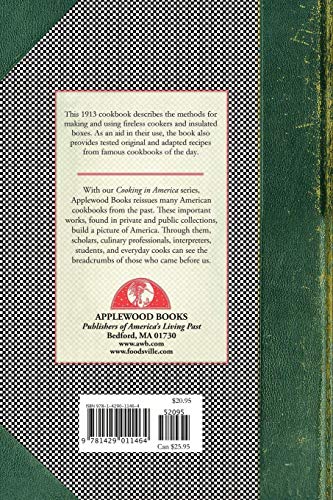 image for Brand: Applewood Books The Fireless Cook Book: A Manual of the Constru
