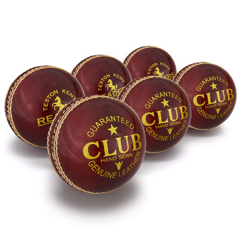 Readers Club Cricket Ball 5.5oz, Red, Mens (Box Of x6)