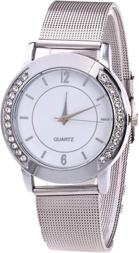 Gorday Watches for Women On Sale Clearance,Women Crystal Analog Quartz Watch Fashion Wrist Watch Casual Business Bracelet Watches Gift,Round Dial Case Stainless Steel Band Watches