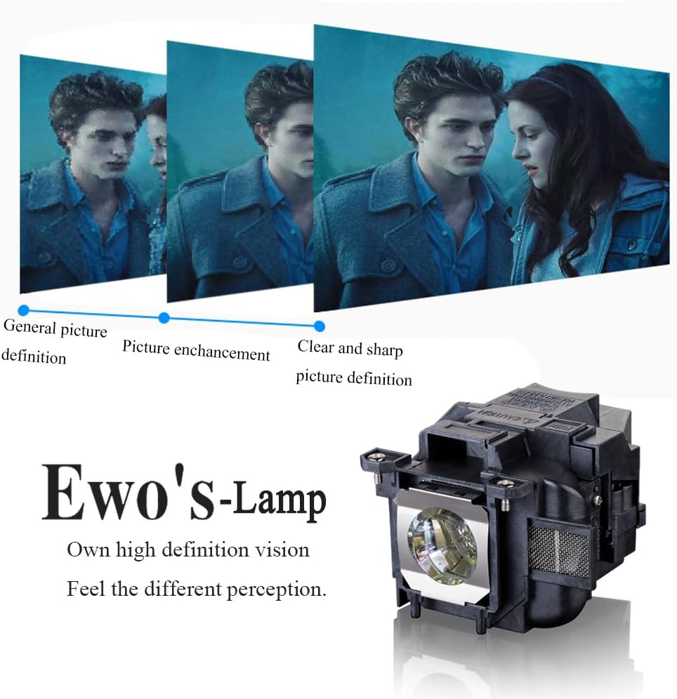 EWO'S LP88 Replacement Projector Lamp for Elplp88 Epson Powerlite Home Cinema 2040 1040 2045 740HD 640 EX3240 EX7240 EX9200 EX5250 EX5240 VS240 VS345 VS340 97H 98H 99WH 955WH X27 Lamp Bulb Replacement: Office Products