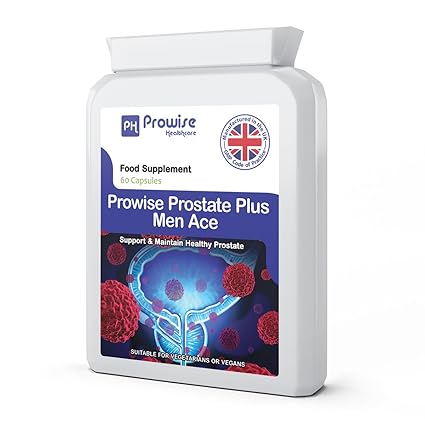 Prowise Prostate Plus Men Ace - 60 Kapseln (Unterstützung und Gesunderhaltung der Prostata) Supplement Supplement mit Sägepal