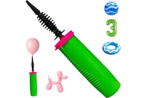 DOILOMAND Balloon Pump Hand Held – Two Way Dual Action Inflator Air Pump for Balloons