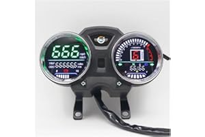 EYEZER Motorcycle Speedometer 2023 Digital Motorcycle Speedometer Dashboard 1-6Gear for GN125 GN150 125cc 150cc
