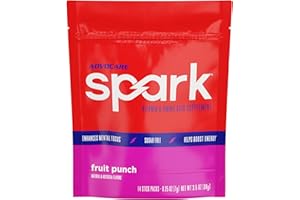AdvoCare Spark - Energy Drink Mix - Vitamin & Amino Acid Supplement - Supports Energy & Focus* - Portable Immune Support* - Sugar-Free - Fruit Punch, 14 Stick Packs (3.5 oz)