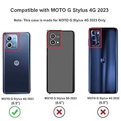 Lmposla for Moto G Stylus 4G 2023 Case, Shockproof