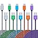 USB Type C Cable, Fast Charging Cord, HUHUTA 5 Pack 6FT Nylon Braided USB A to USB C Charger Cable Compatible Samsung Galaxy S9 S8, LG G7 G6 V30 V20, HTC 10, Nexus 6P 5X, Google Pixel and More