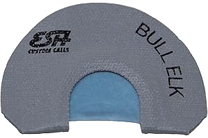 ESH Bull Elk Call & Cow Elk Call – Realistic Diaphragm Style Mouth Calls – Double Reed Bull Elk Calls for Hunting – Compact Bugling Bull Elk Calls for Beginner & Pro Hunters – Elk Hunting Calls