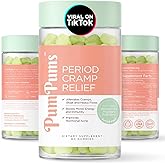 PumPums. Period Cramp Relief Gummies for Women | Natural Pickle Extract & Apple Cider Vinegar | Targets Menstrual Cramps, Hormonal Acne, Bloating & Mood Swings | Sugar-Free, Vegan, 60 Gummies