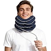 Cervical Neck Traction Device for Home Use, Inflatable Neck Stretcher for Instant Neck Pain Relief, Adjustable Neck Support Brace, Neck Decompression, Neck Extender