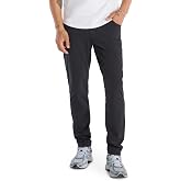 BYLT Basics Ripstop Pants for Men, Tapered Fit, Zipper Pocket | Lightweight Urban Adventure, Elastic waistband with drawstring, Summer Comfort Nylon &amp; Spandex Blend