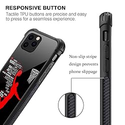 ZHEGAILIAN Case Compatible with iPhone 11 Pro,Red
