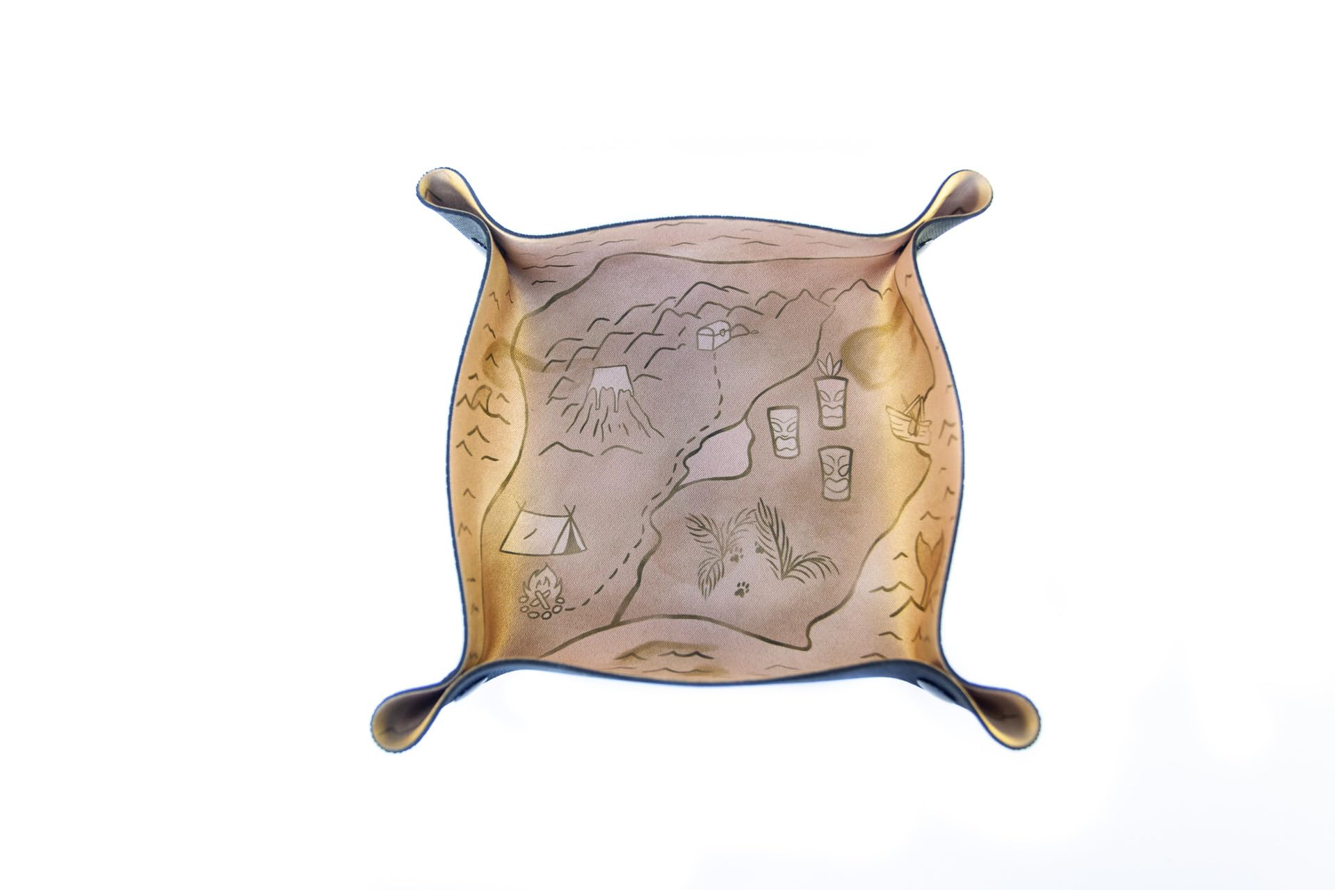 Dice Tray For Tabletop Games and RPG compatible with Robinson Crusoe: Adventures on the Cursed Island - Robinson