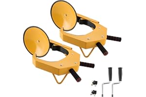 ATPEAM Wheel Lock Clamp Boot Pack of 2 Heavy Duty Adjustable Tire Lock Anti-Theft Wheel Lock Parking Boot Claw Tire Clamp Whe