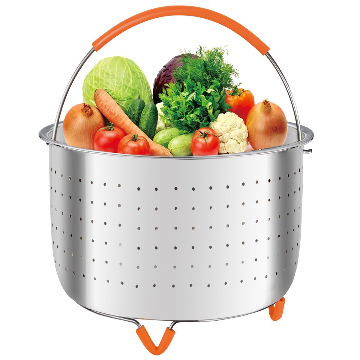 Flight Steamer Basket for 6 or 8 qt Quart Instant Pot Pressure Cooker