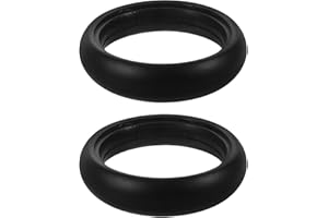 GALPADA 2pcs 5 Inch Stroller Tire Outer Rubber Wheel for Pushchair Carriage Wheel Replacement