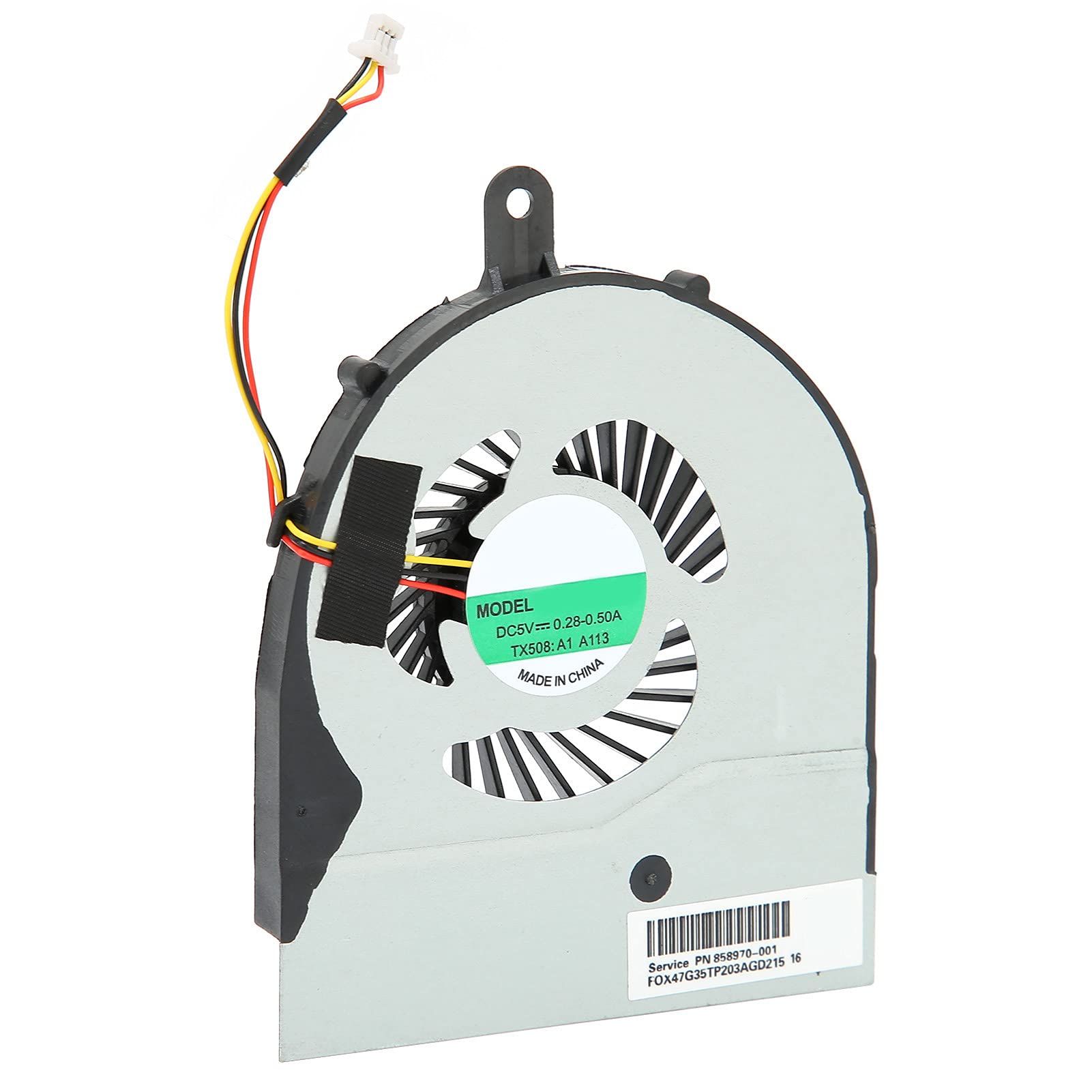 CPU Cooling Fan, 3Pin Case Fan Replacement, Laptop Cooler Computer Cooling Fan Radiator for 17 5755/5758/5759/5558/5459