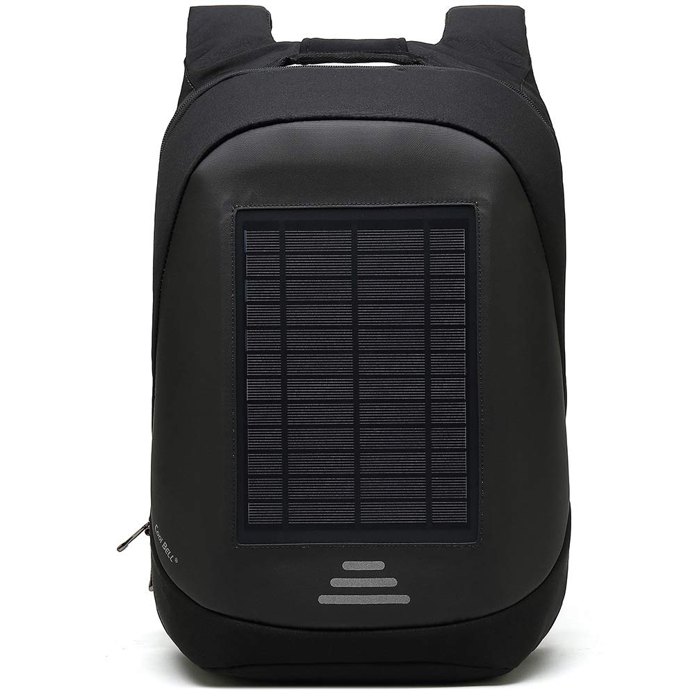 Lis-shan Mochila de Carga Solar con 2000Mah Panel Solar ...