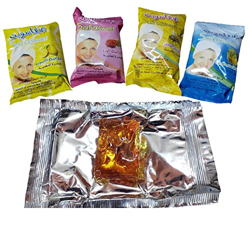 4 Sweet Packets 200 gm Sugaring Sugar Wax Hair Removal 100% Natural All Essence