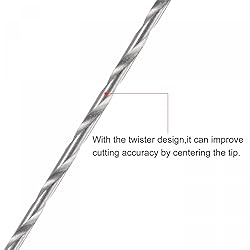 uxcell 5 Pcs 0.7mm Mini Micro Twist Drill