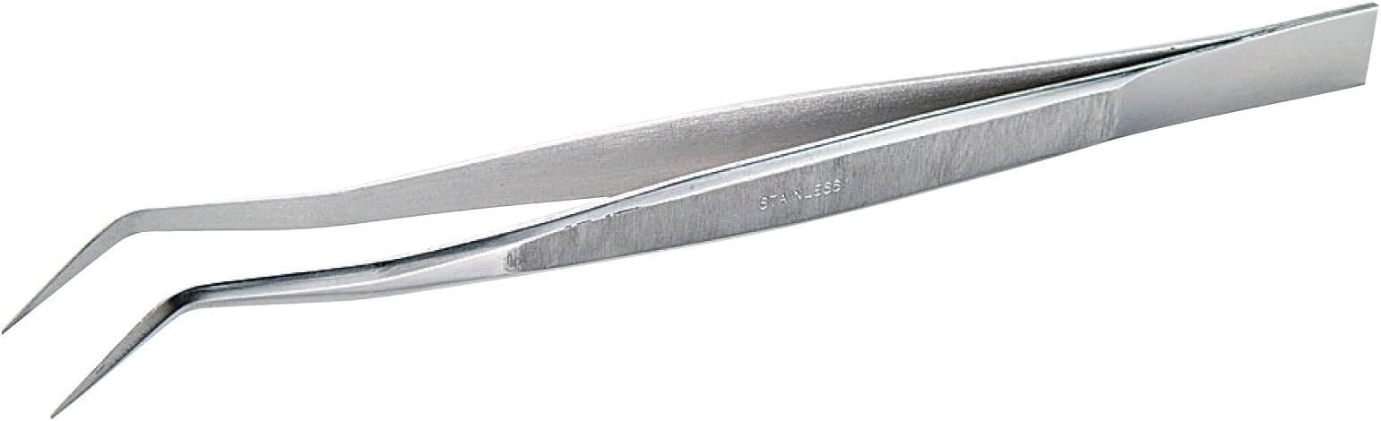 Mineshima Plastic Model Exclusive Use Precision curved Tweezers 155mm F-130B