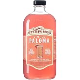 Stirrings Pack Paloma Cocktail Mix 750ml Bottle - Real Juice No Preservatives - 90 Calories - Drink Mixer