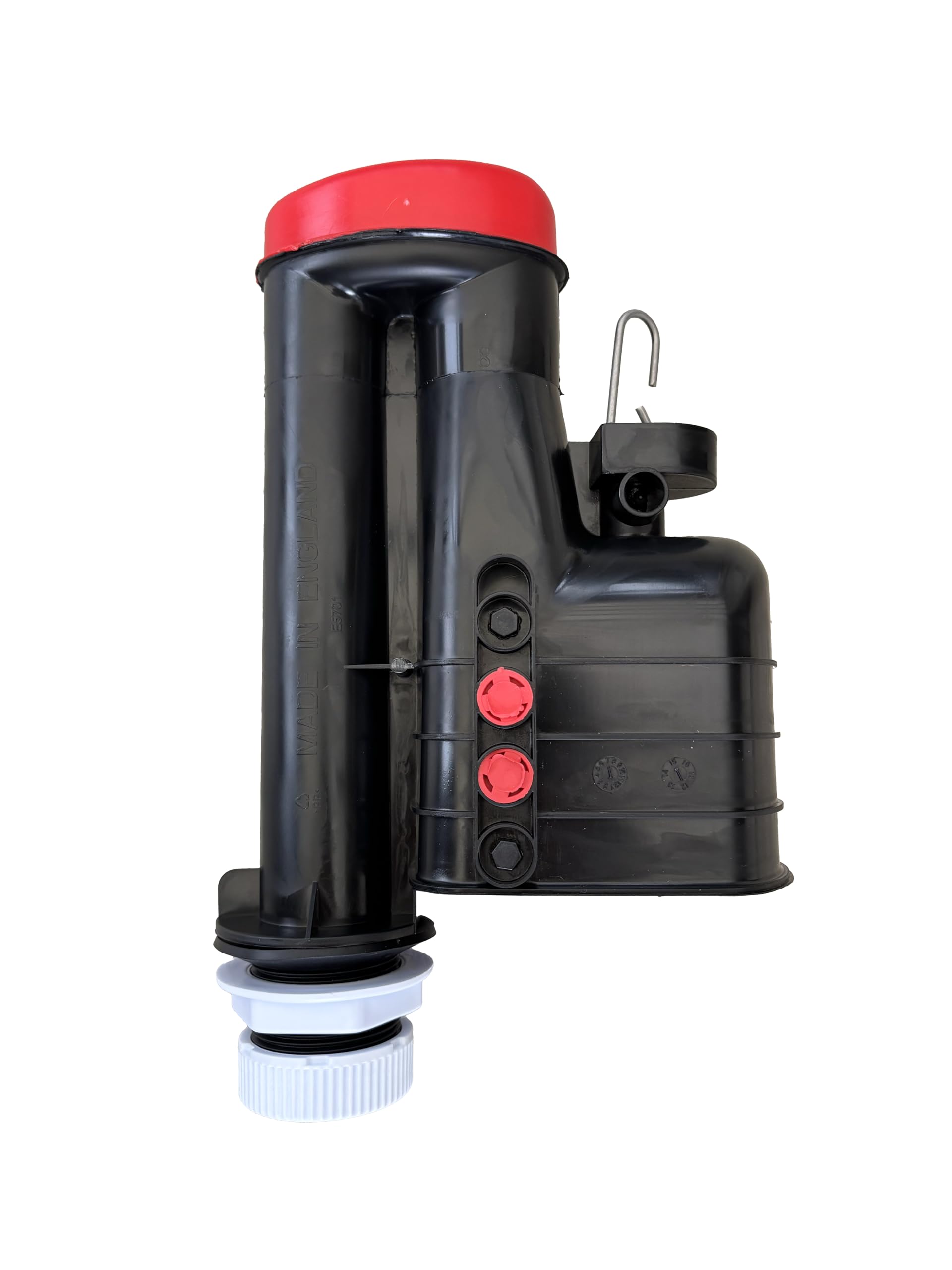 Fluid Master Dual Flush Syphon 8" WRAS Toilet Cistern Parts With Built-in Overflow, Variable Flush for Water Saving