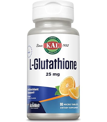 Amazon.com: KAL L-Glutathione SR, Reduced Glutathione Supplement, High  Absorption Antioxidant Supplement, Lab Verified, 60-Day Guarantee, 60  Servings, 60 VegCaps : Health & Household