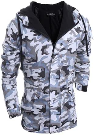 Amazon.com: ZRUIYY - Chaqueta de camuflaje para hombre, color verde y blanco,  L : Ropa, Zapatos y Joyería