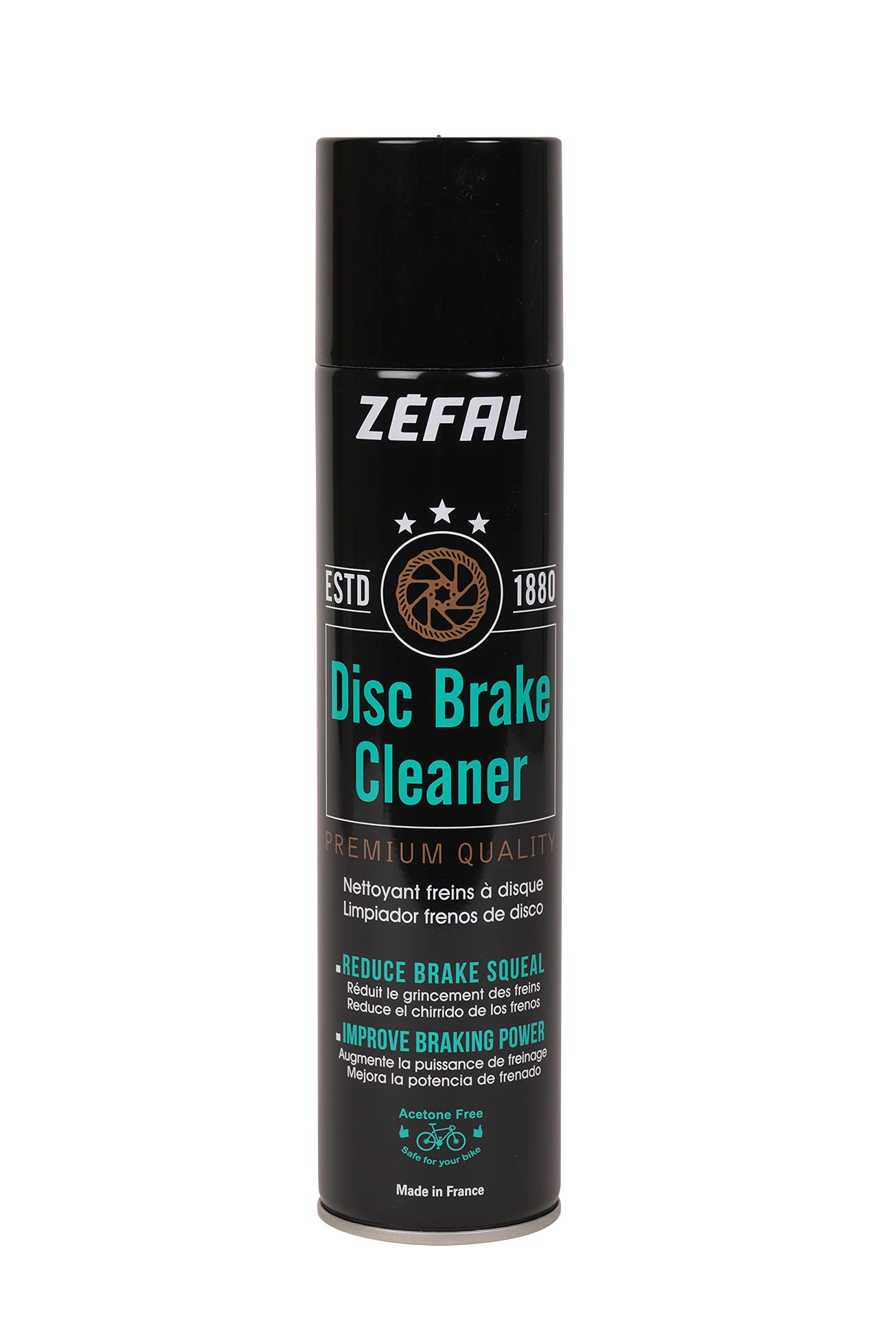 Zefal Disc Brake Cleaner 400ml, Black
