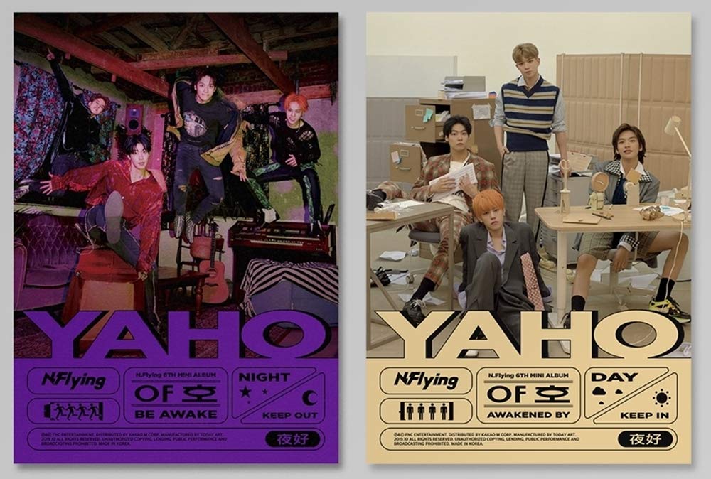 FNC Entertainment N.Flying - YAHO [BE Awake+Awakened BY Ver. Set] (6th Mini Album) 2CD+2Booklets+8Film Photos+2Talk Cards+2Selfie Photocards