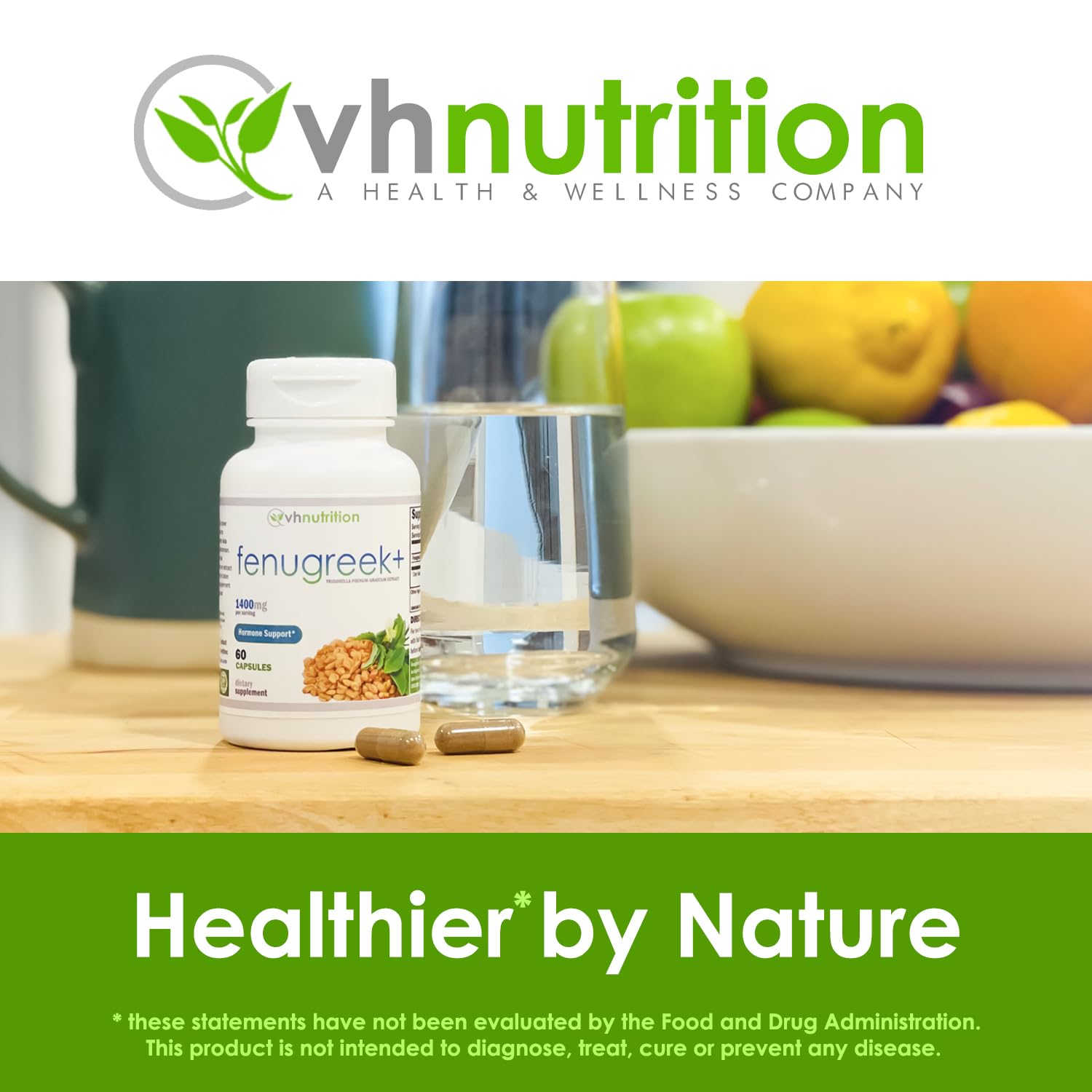 VH Nutrition Fenugreek+ Fenugreek Capsules for Women 1400mg Lactation Supplement* Extra