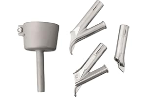 4Pcs/set Heat-Gun Speed Welding Nozzle Replacement Heat Gun-Tips For Vinyl PVC Plastic Hot Air 5mm Weld Tip Speed Welding Noz