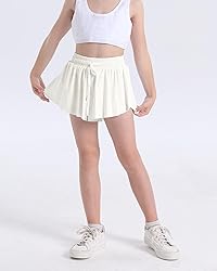 KEREDA Girls Flowy Shorts,Butterfly Shorts for Teen