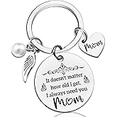 AOBIURV Valentines Day Gifts For Mom From Daughter Son Unique Mother Keychain Moms Birthday Gift Ideas Best Mama gift Ever for Thanksgiving Day Meaningful Mother's Day Present
