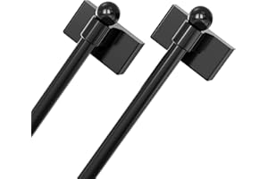 2pack Magnetic Curtain Rod for Metal Doors with Adjustable length, from 16 inches to 28 inches, suitable for any steel and ir
