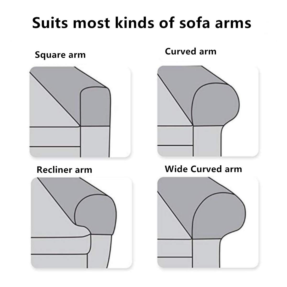 Maibtkey Arm Rest Covers Set Pack Of 2 Buy Online In El Salvador At Desertcart