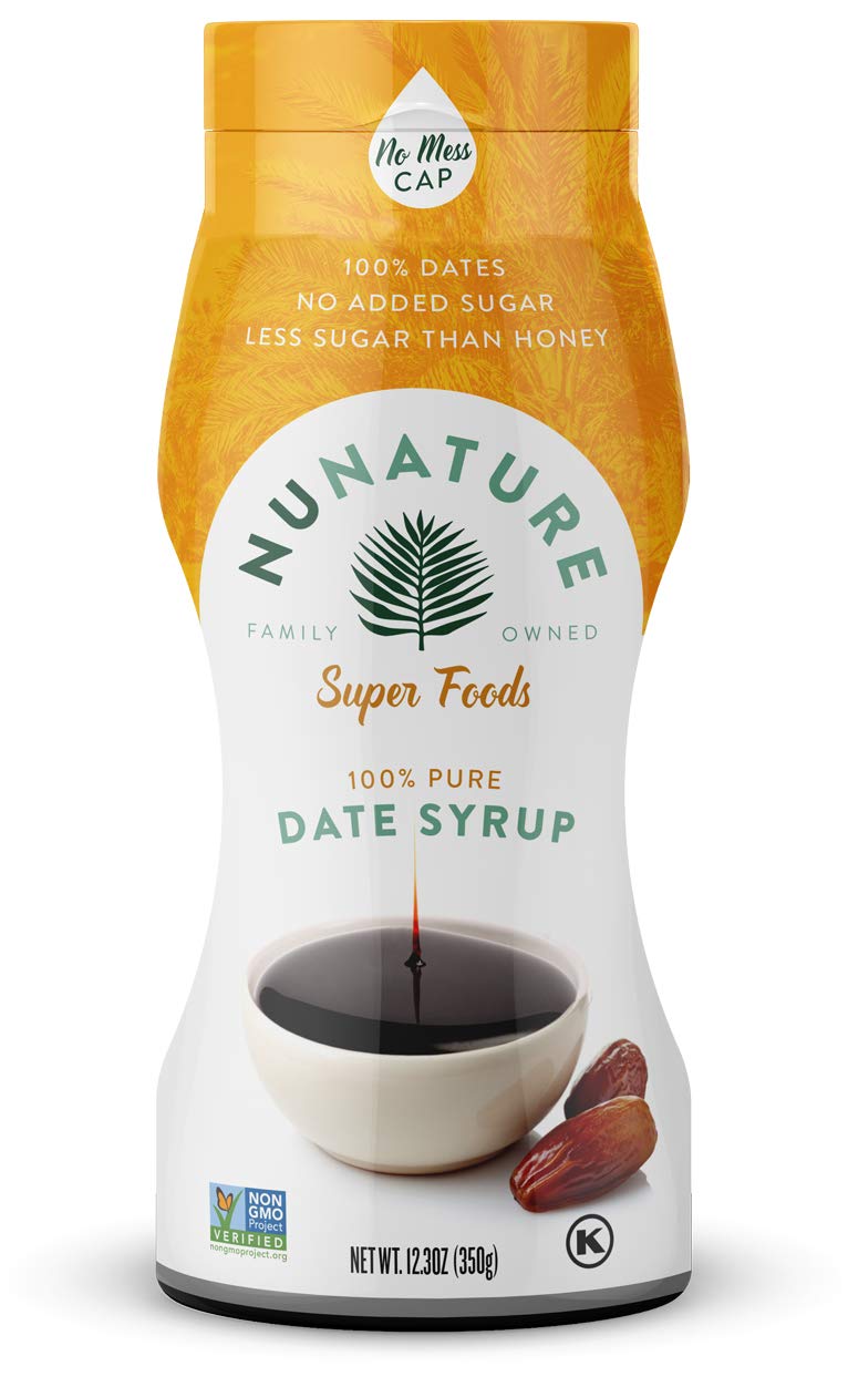 NUNATURE Pure Medjool Date Syrup - Get Going Baking Nuts With Our 12.3oz Of Sweet Low-glycemic, Gluten-Free, Vegan, Paleo, & Kosher Friendly Delicacy (2)