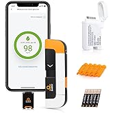 DARIO Smart Glucose Monitor Kit | USB-C Port (Compatible with Android &amp; iPhone 15 and newer) | Test Blood Sugar Levels &amp; Manage Diabetes, Testing Kit Includes: Glucometer with 25 Strips, 10 lancets