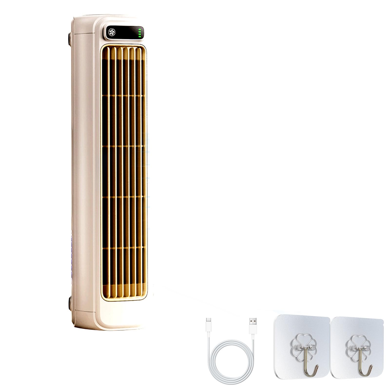 Brizac Air Conditioner, Three Gear Cooling Ace Portable A/C, Quiet Portable Air Conditioner, Stay Cool in Summer, Suitable for Bedroom, Kitchen and Office, LED Digital Display (White)