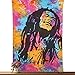Gokul Handloom Tie Dye Multi Color Indian Hippie Wall Hanging Bohemian Bedspread Mandala Cotton Dorm Decor Beach Blanke (Design1)