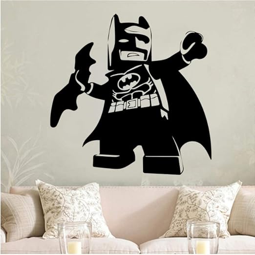 Hfwh Etiqueta Engomada De La Pared Creativo Lego Batman Dibujos