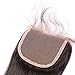 Beata Hair Top Closure Brazilian Straight Lace Closure Human Hair Free Part with Baby Hair (08inch)